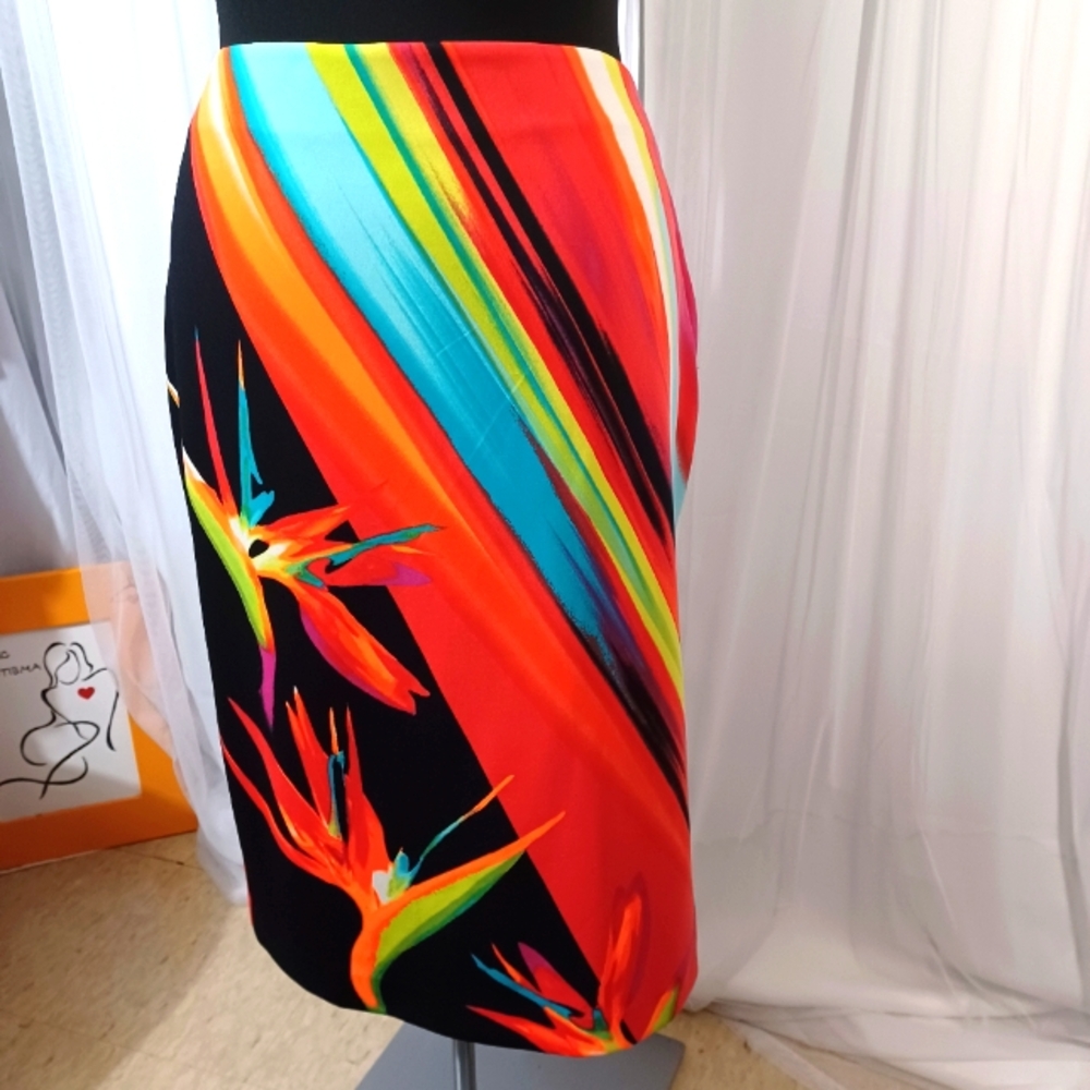 Worthington  Pencil Skirt Multi Colors Size: 16W
